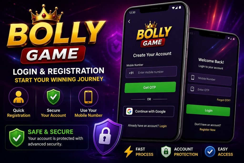 Bolly Game login and registration account setup guide