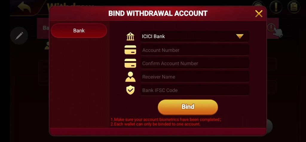 Bolly Game withdrawal delay IFSC and bank account troubleshooting