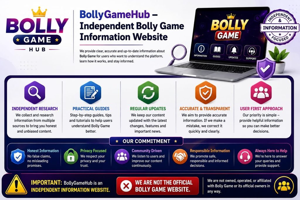 BollyGameHub independent Bolly Game information and research website
